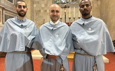 Tre nuovi novizi a Tarquinia: gioia e speranza per i Frati Francescani dell’Immacolata